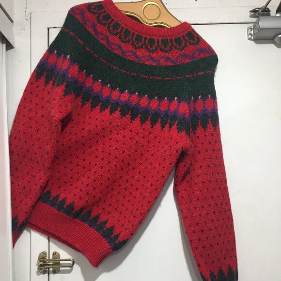 VINTAGE WOOLRICH KNIT WOOL BLEND SWEATERS SIZE L - Picture 6 of 11